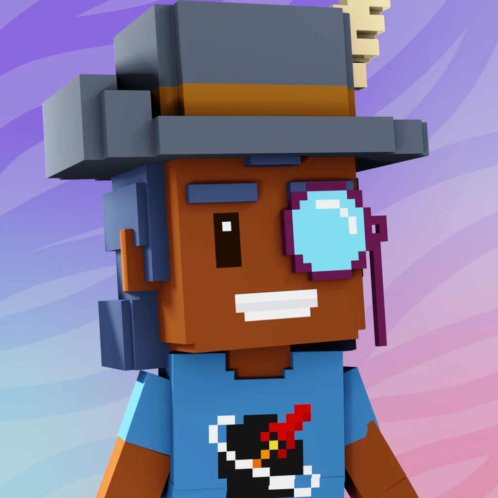 Pirate #1213 voxel render