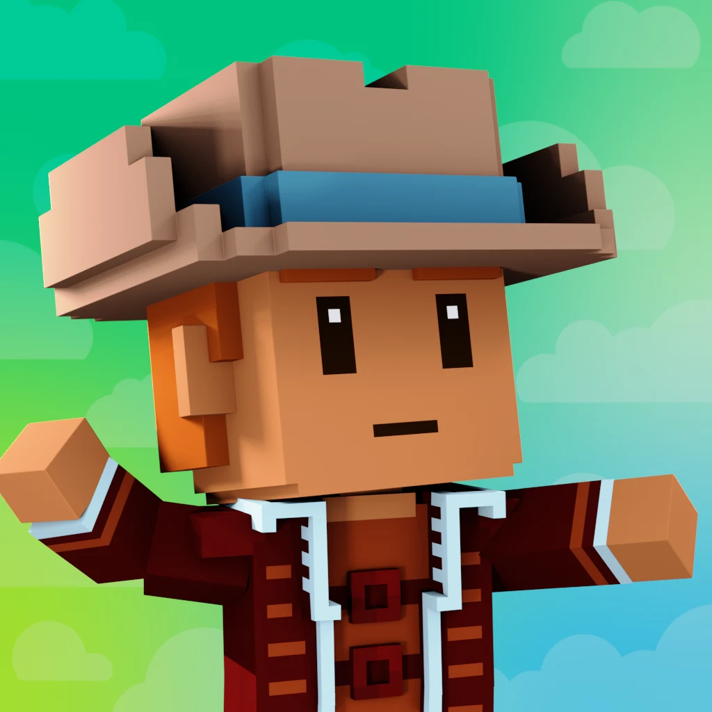 Pirate #1214 voxel render