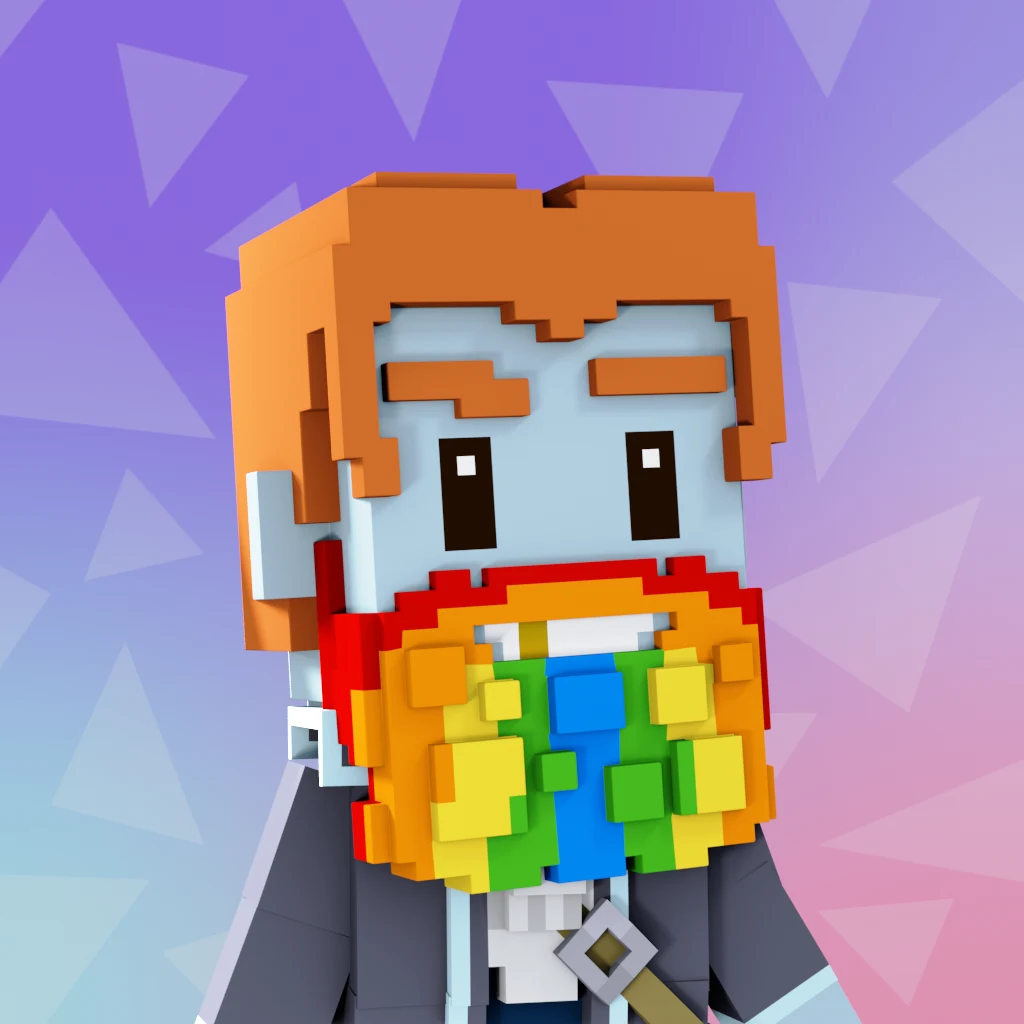Pirate #1221 voxel render