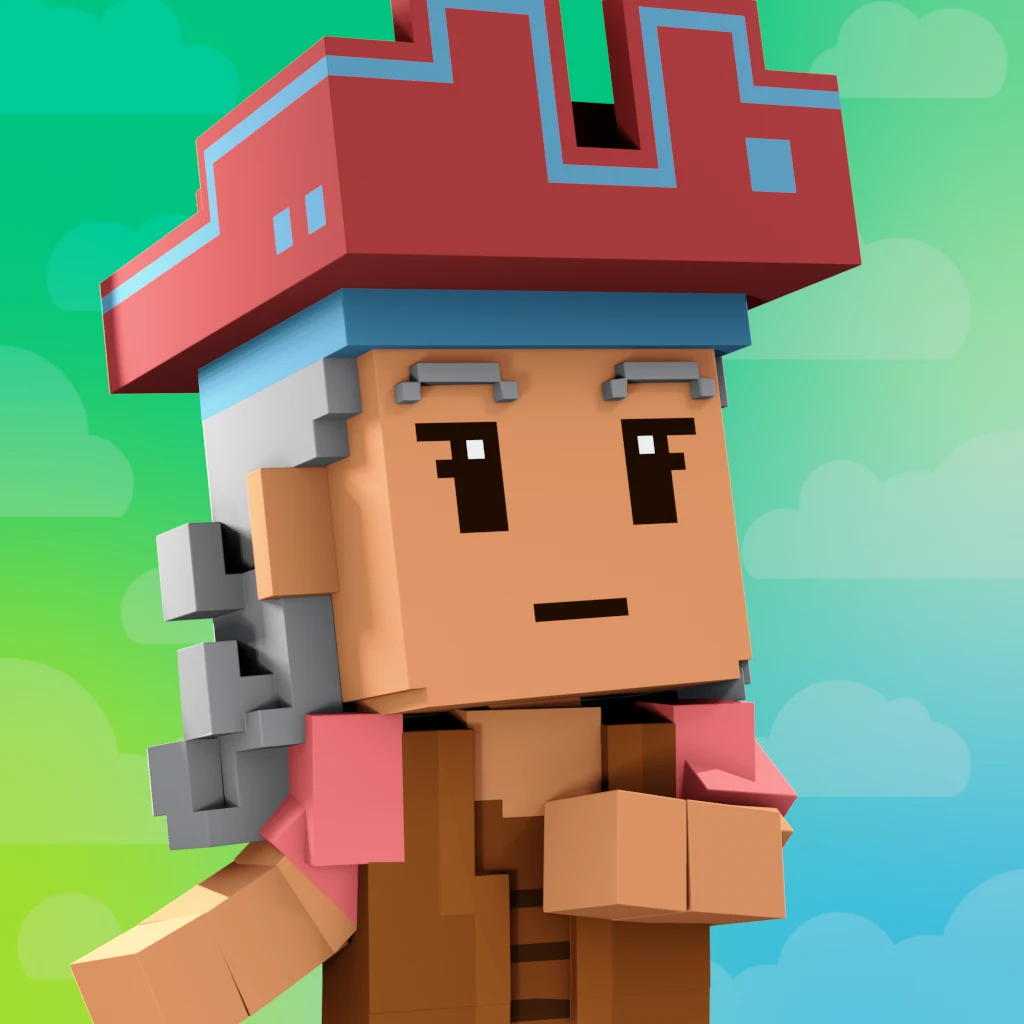 Pirate #1223 voxel render