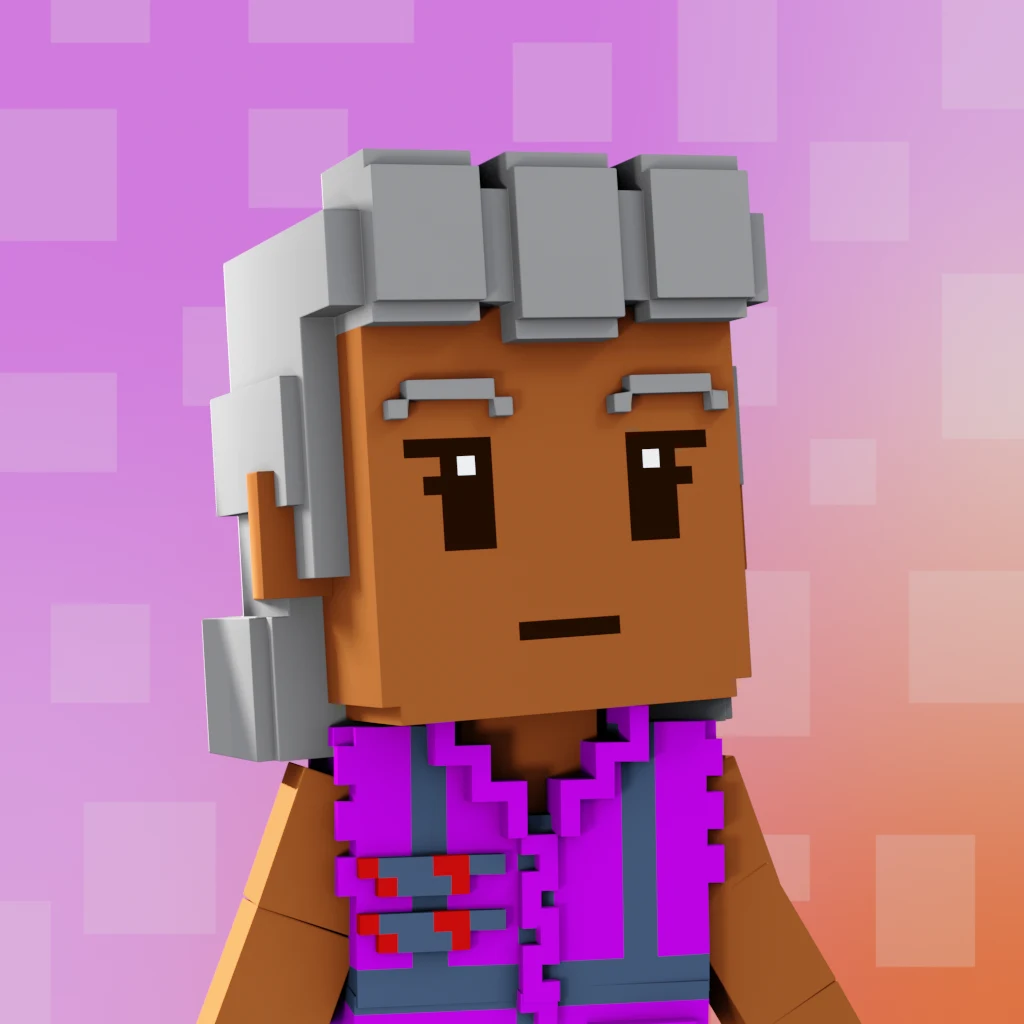 Pirate #1227 voxel render