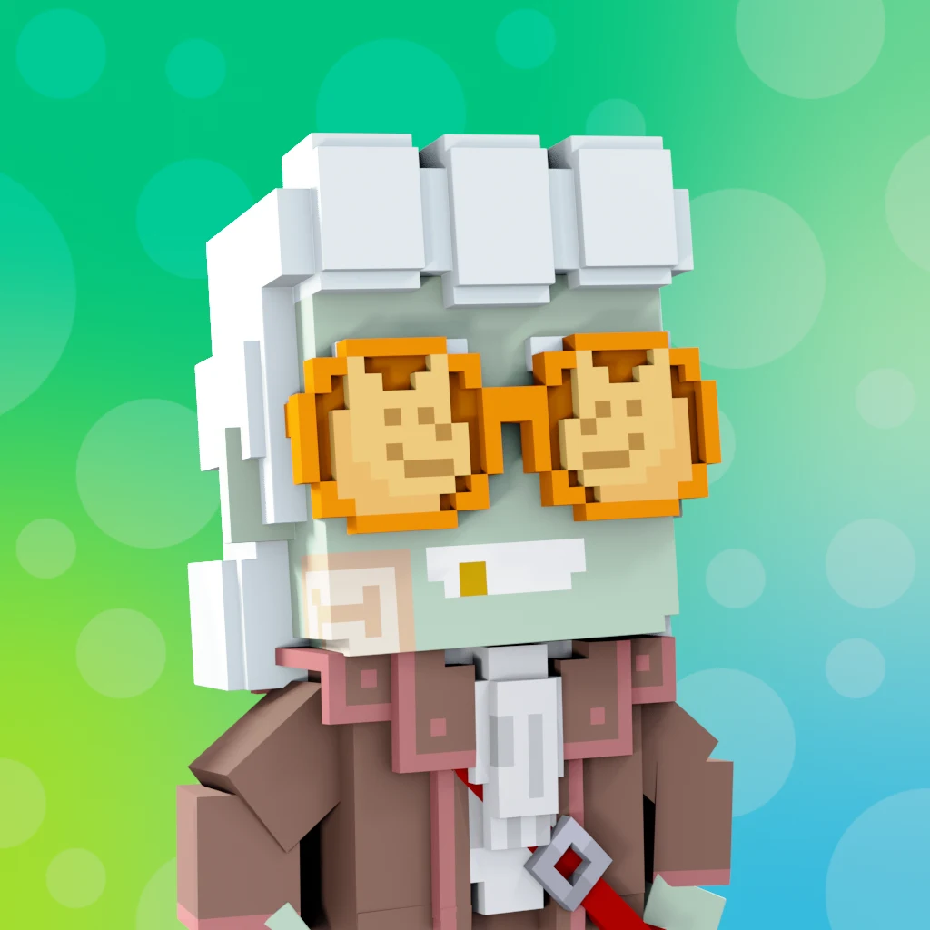 Pirate #1228 voxel render