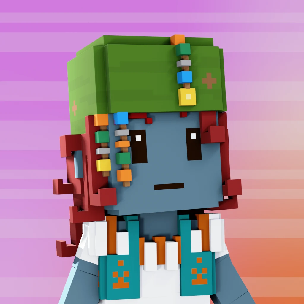 Pirate #123 voxel render