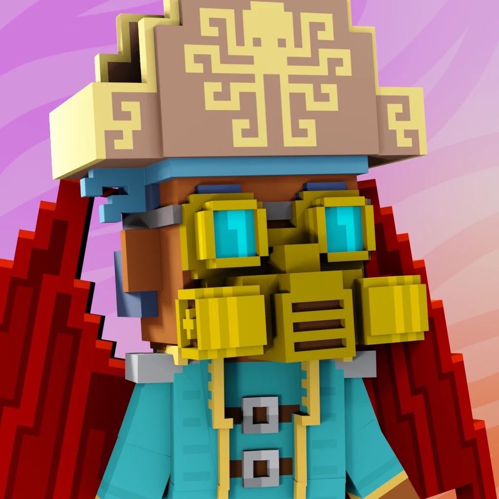 Pirate #1230 voxel render