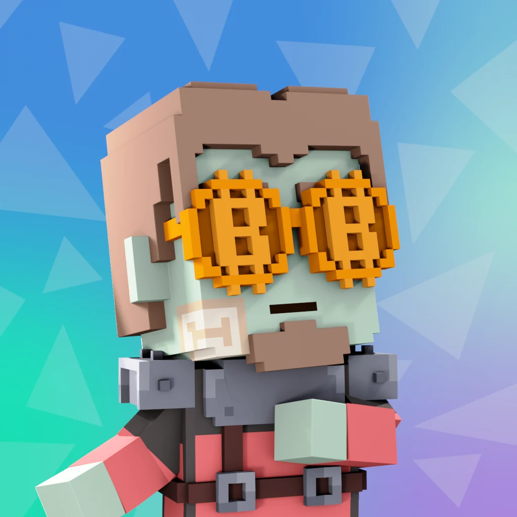 Pirate #1231 voxel render