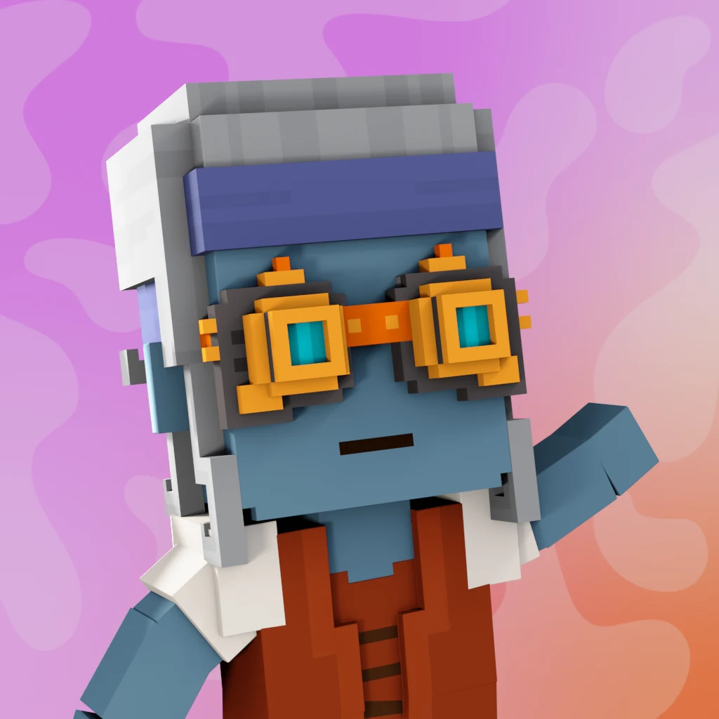 Pirate #1232 voxel render