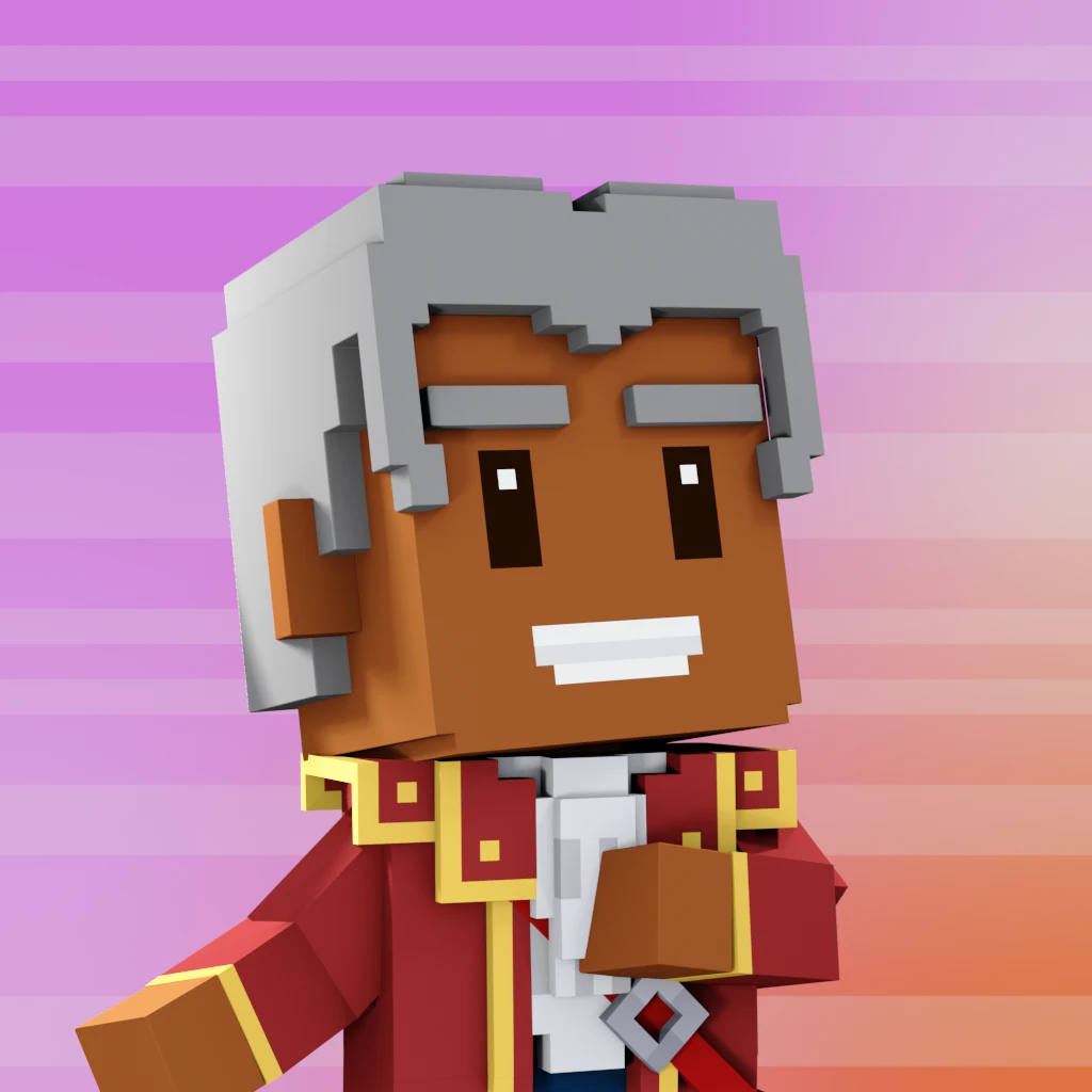 Pirate #1238 voxel render