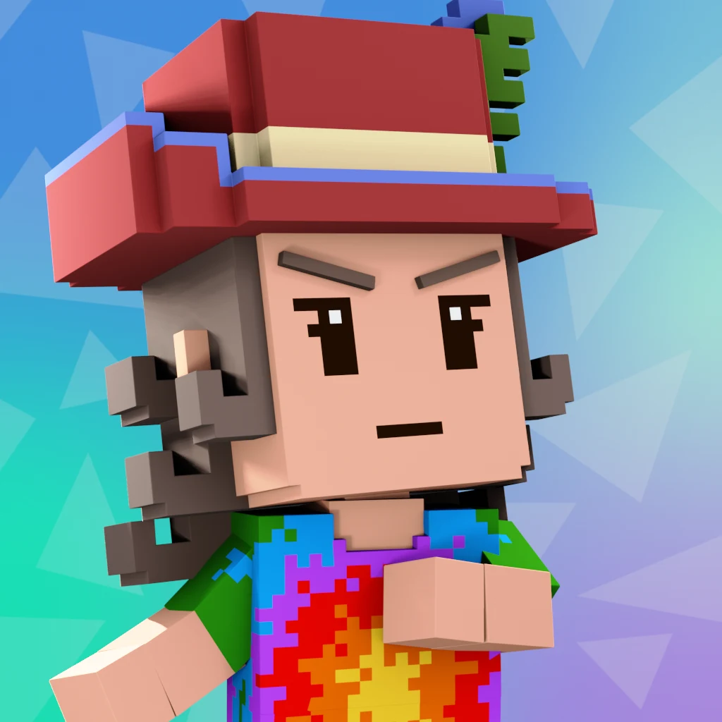 Pirate #124 voxel render