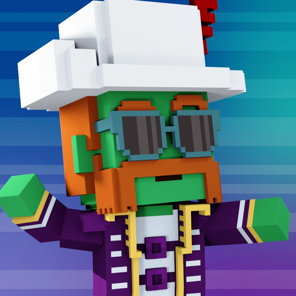 Pirate #1240 voxel render