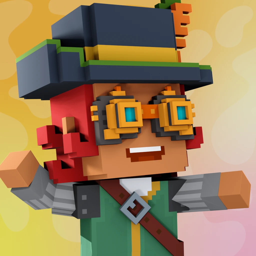 Pirate #1245 voxel render