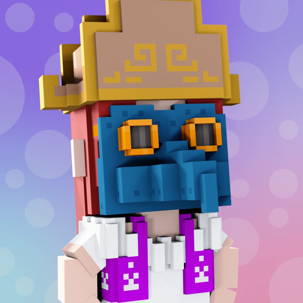 Pirate #1246 voxel render