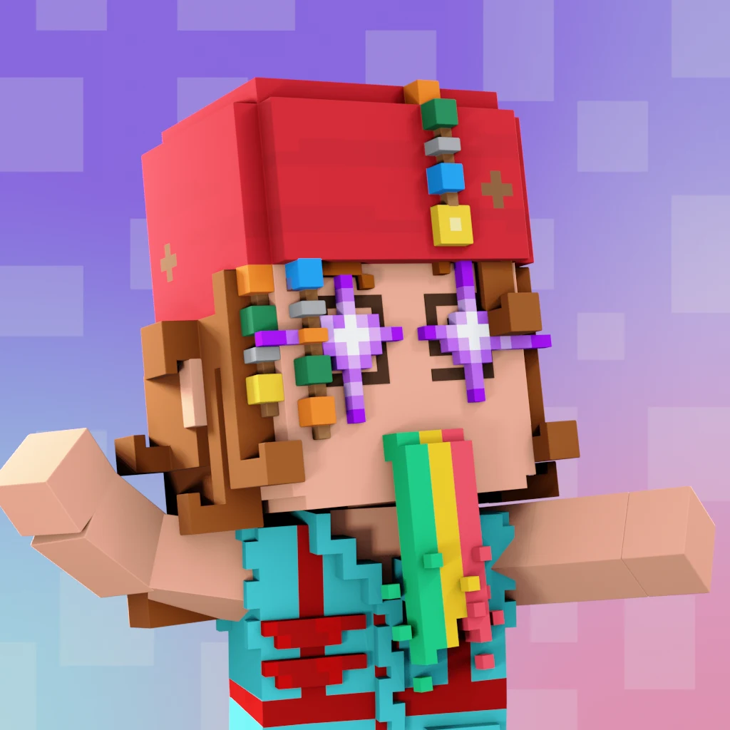 Pirate #1247 voxel render