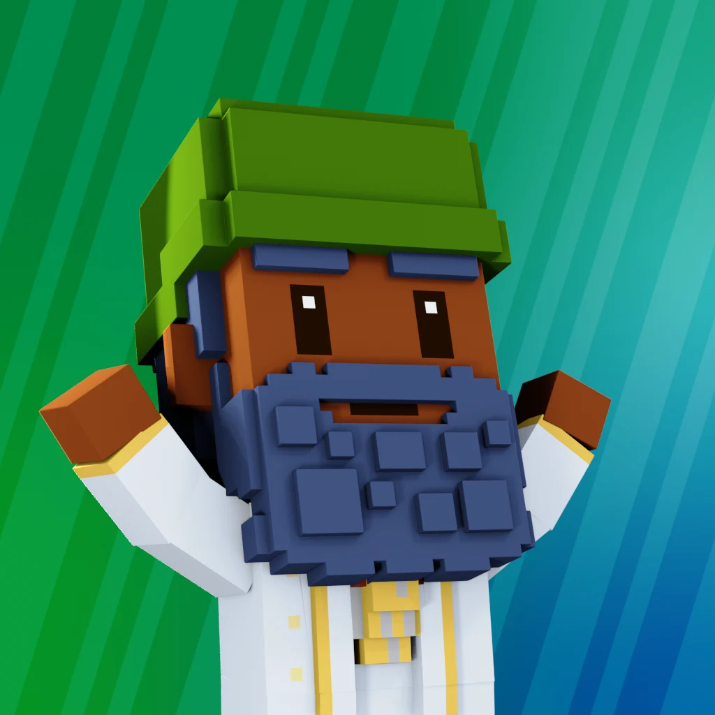 Pirate #1248 voxel render