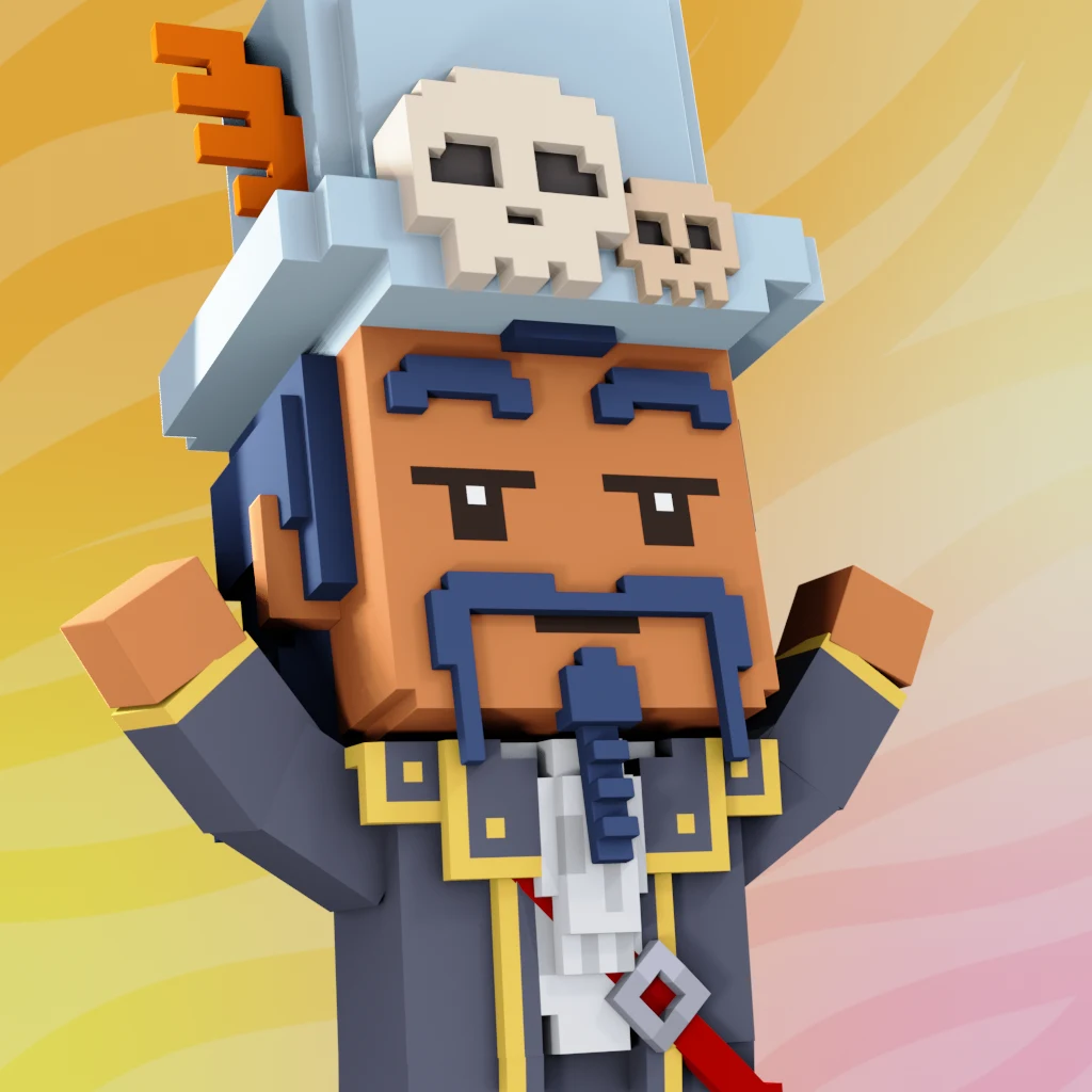 Pirate #125 voxel render