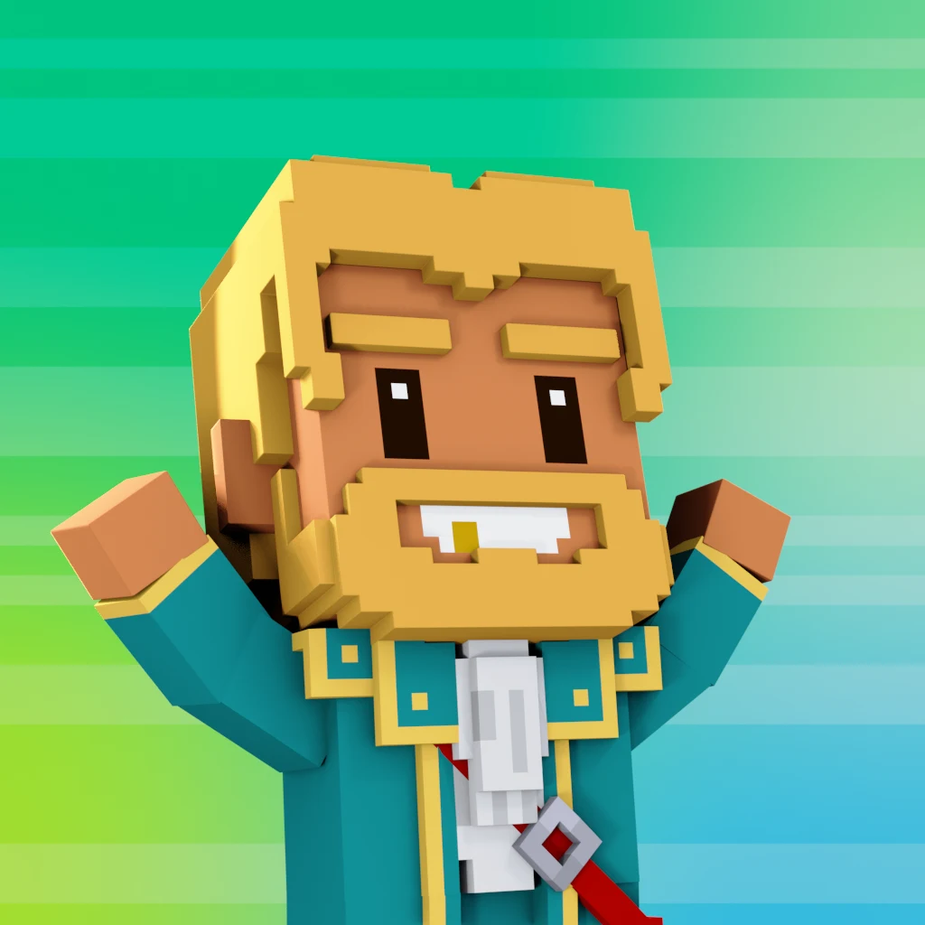 Pirate #1251 voxel render