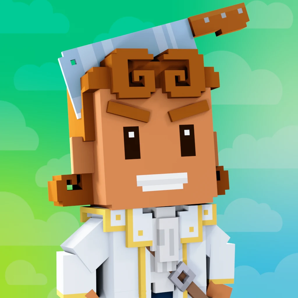 Pirate #1253 voxel render