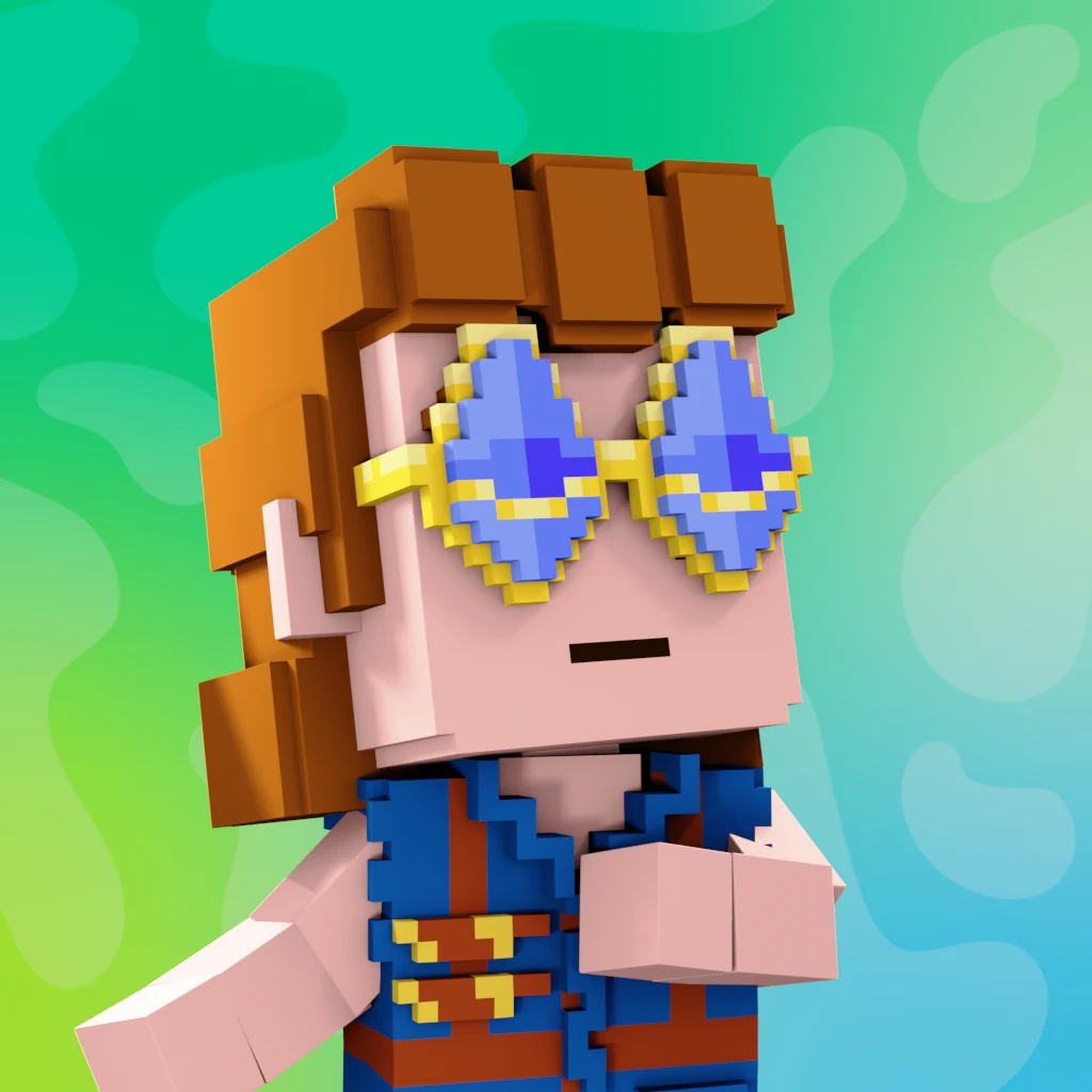 Pirate #1255 voxel render