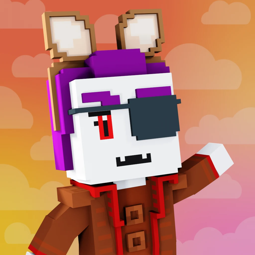 Pirate #1257 voxel render