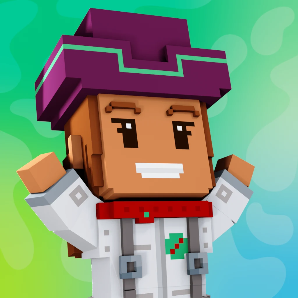 Pirate #1259 voxel render