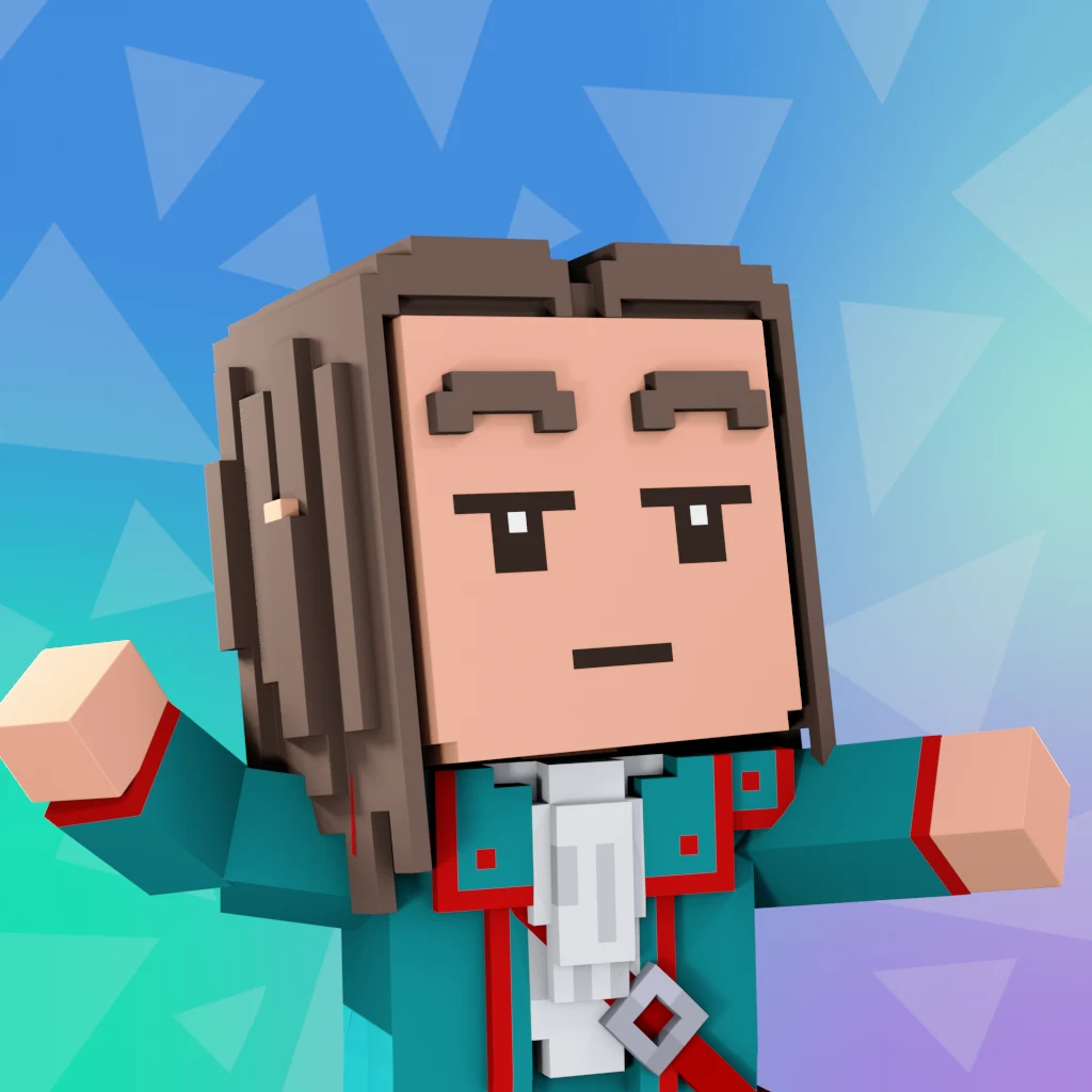 Pirate #126 voxel render