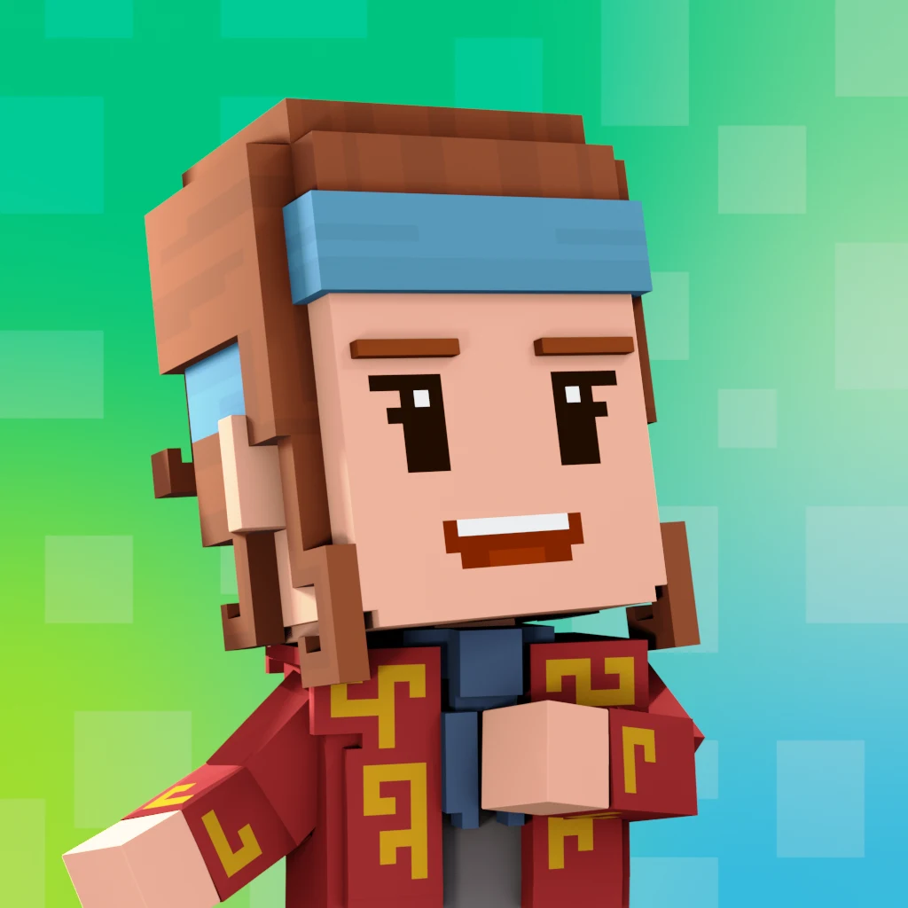 Pirate #1263 voxel render