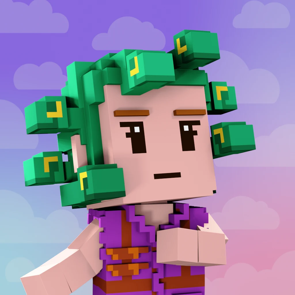 Pirate #1264 voxel render