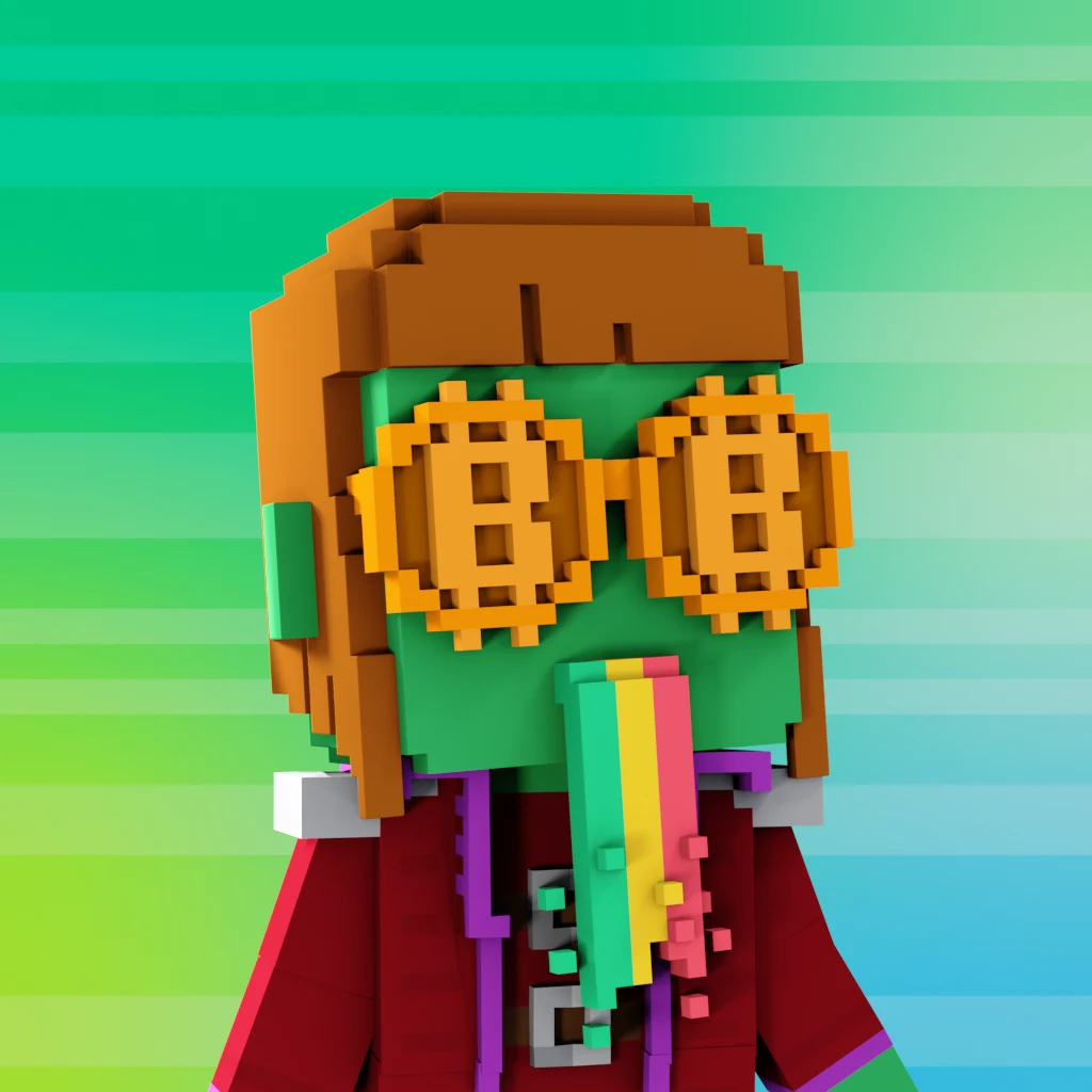 Pirate #1266 voxel render
