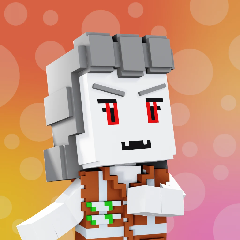 Pirate #1267 voxel render