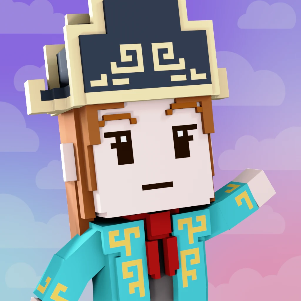 Pirate #1269 voxel render