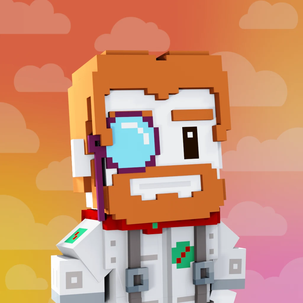 Pirate #127 voxel render