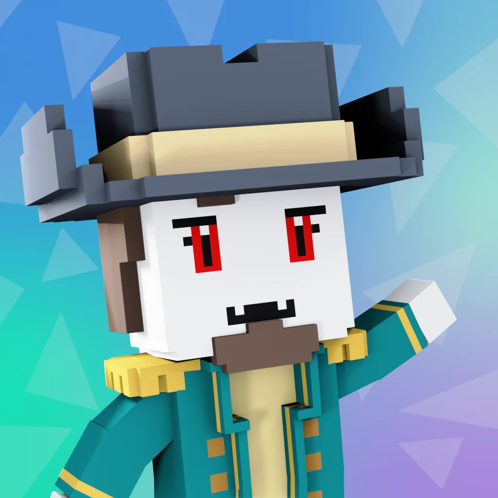 Pirate #1272 voxel render