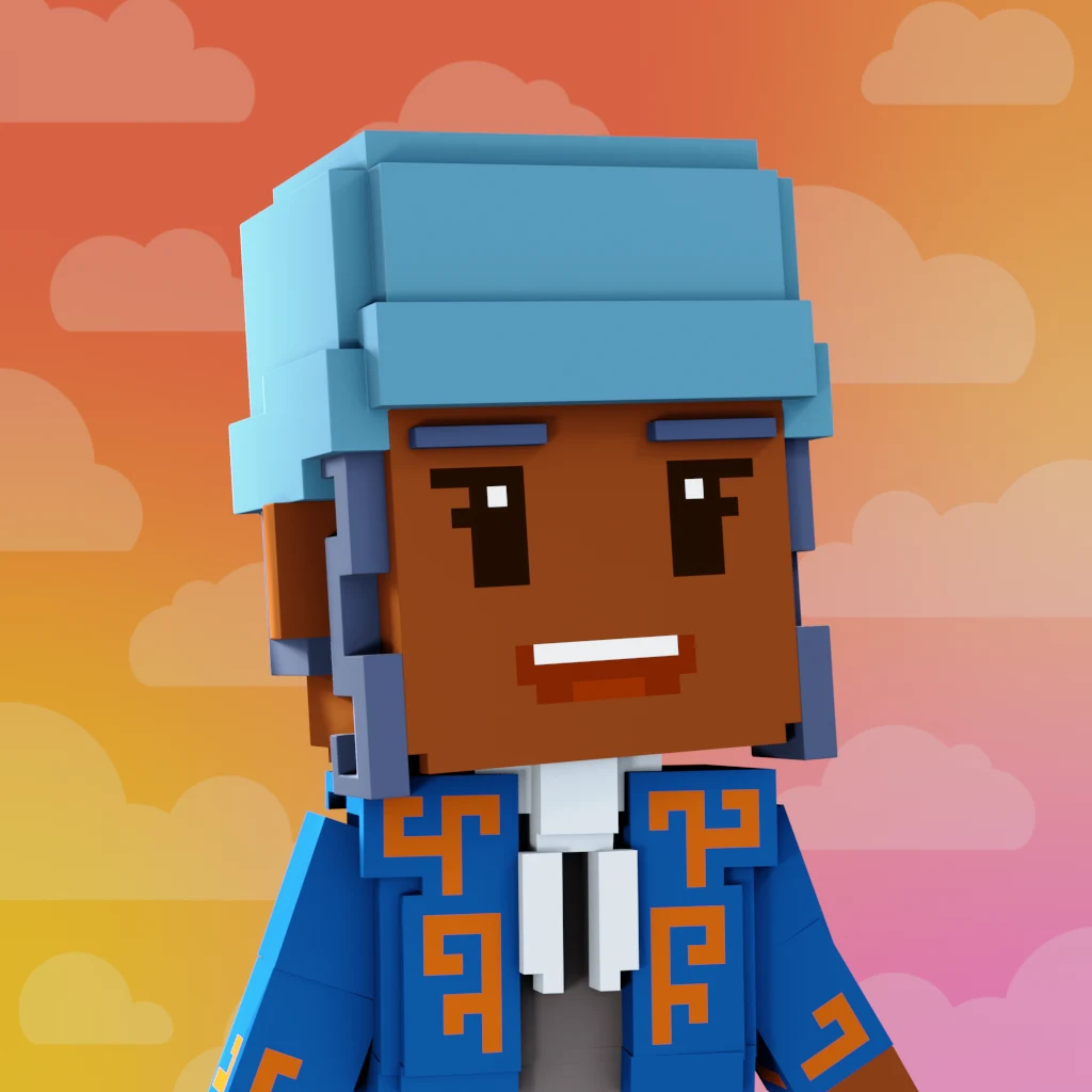 Pirate #1273 voxel render
