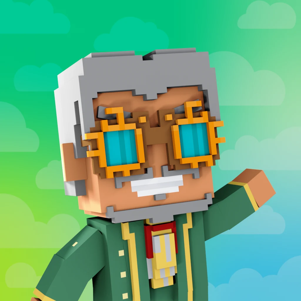 Pirate #1274 voxel render