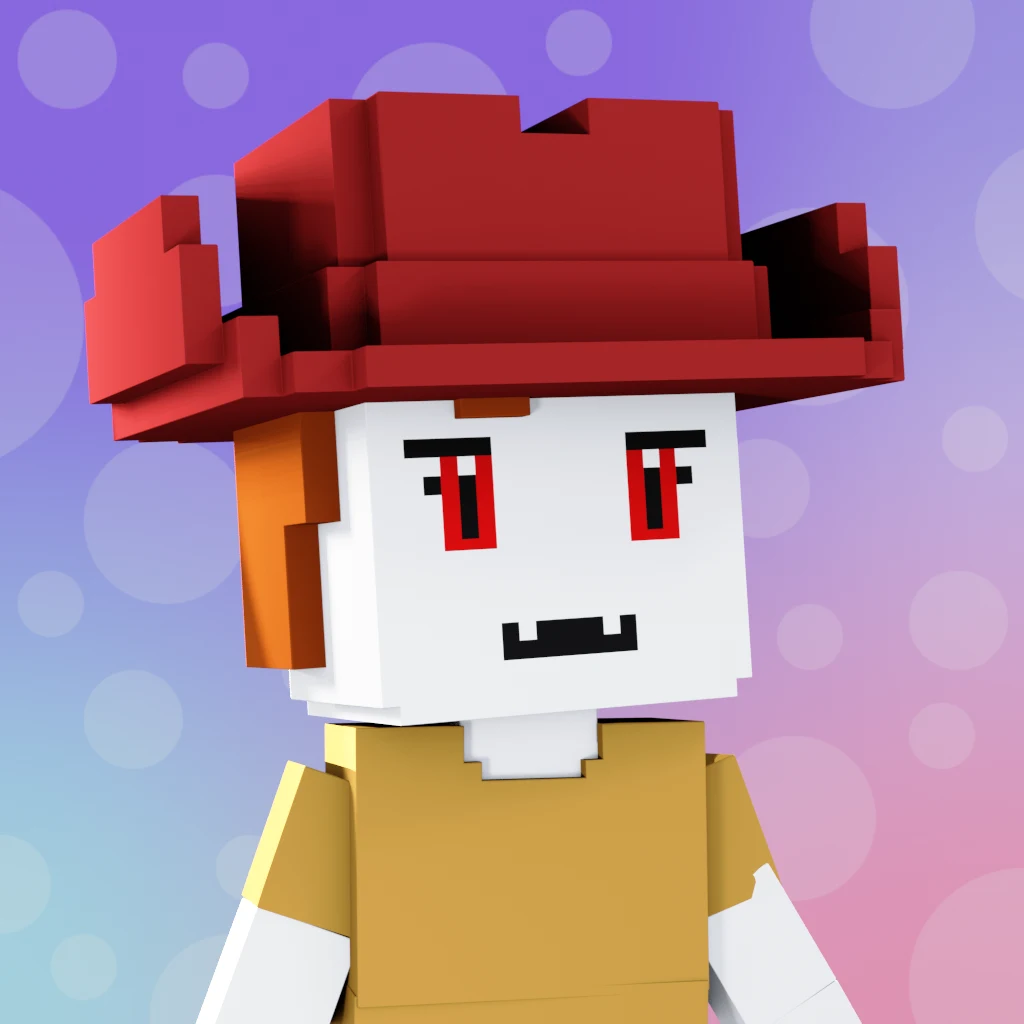 Pirate #1275 voxel render