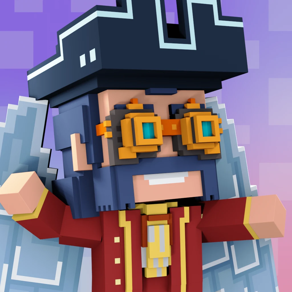 Pirate #1278 voxel render