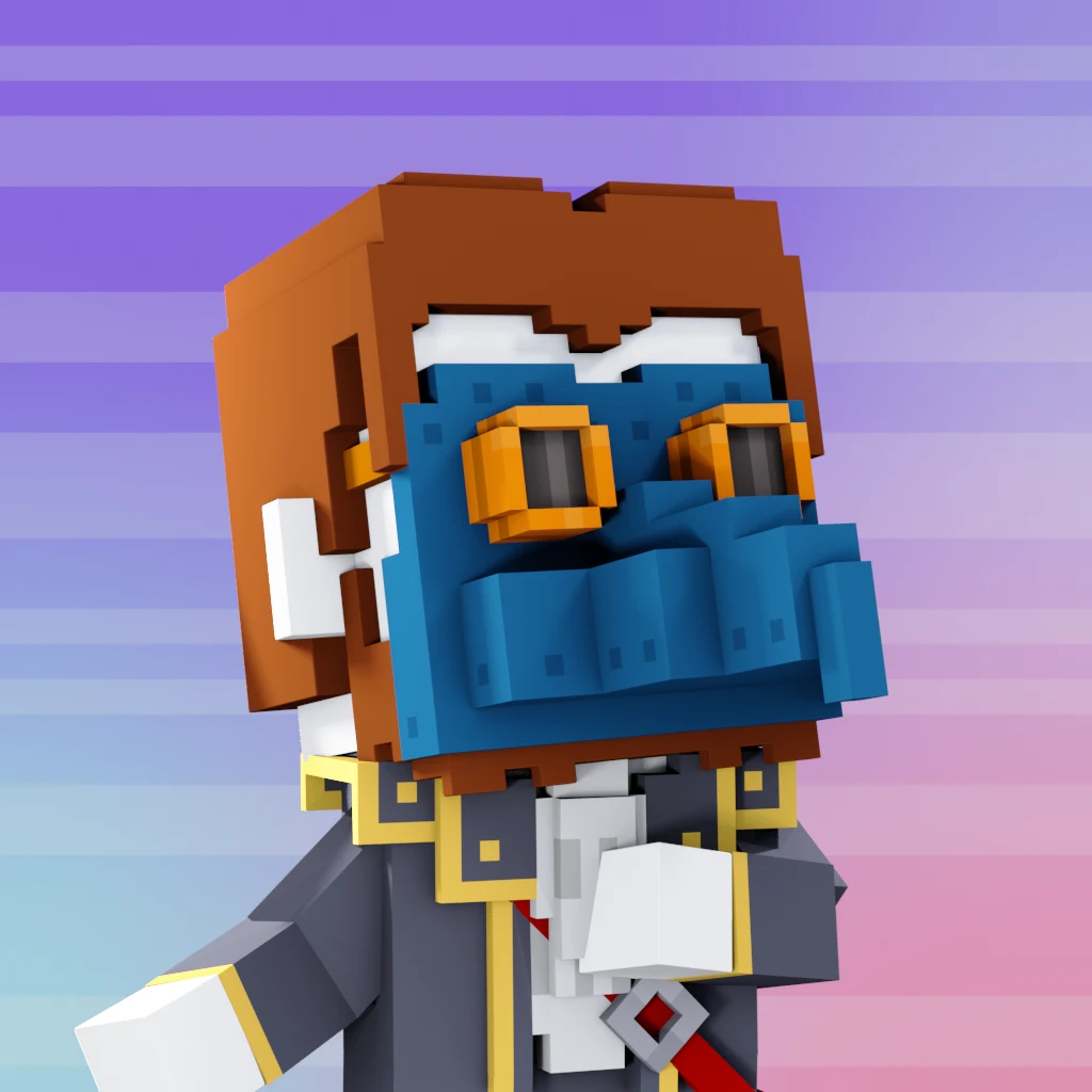 Pirate #128 voxel render