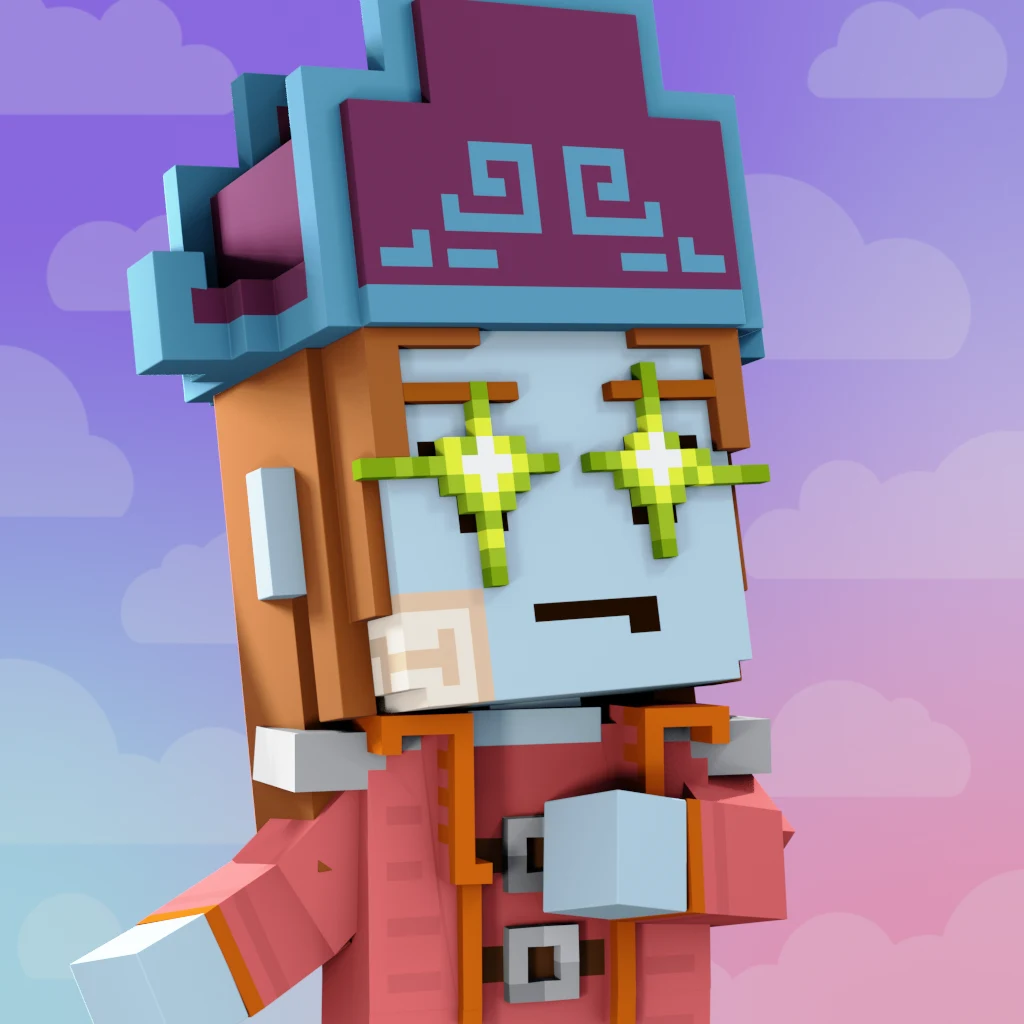 Pirate #1280 voxel render