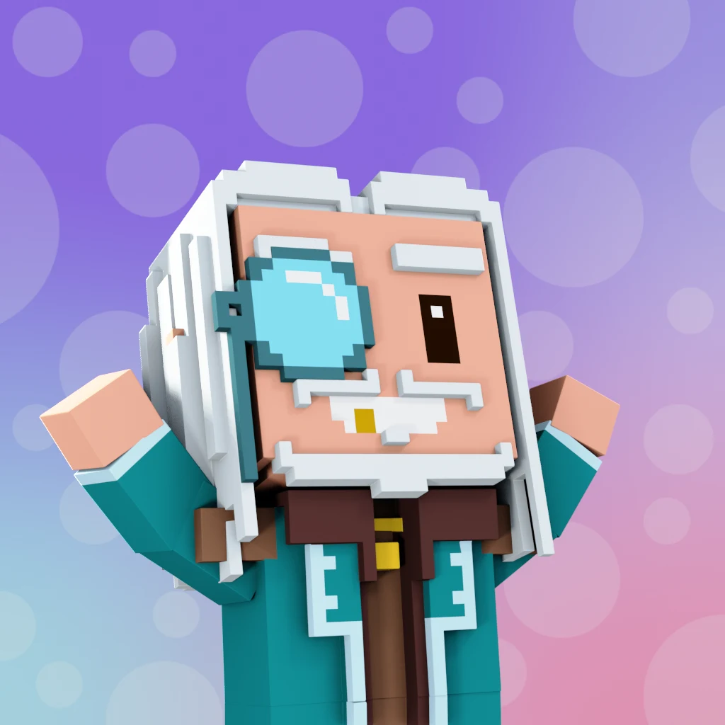 Pirate #1281 voxel render