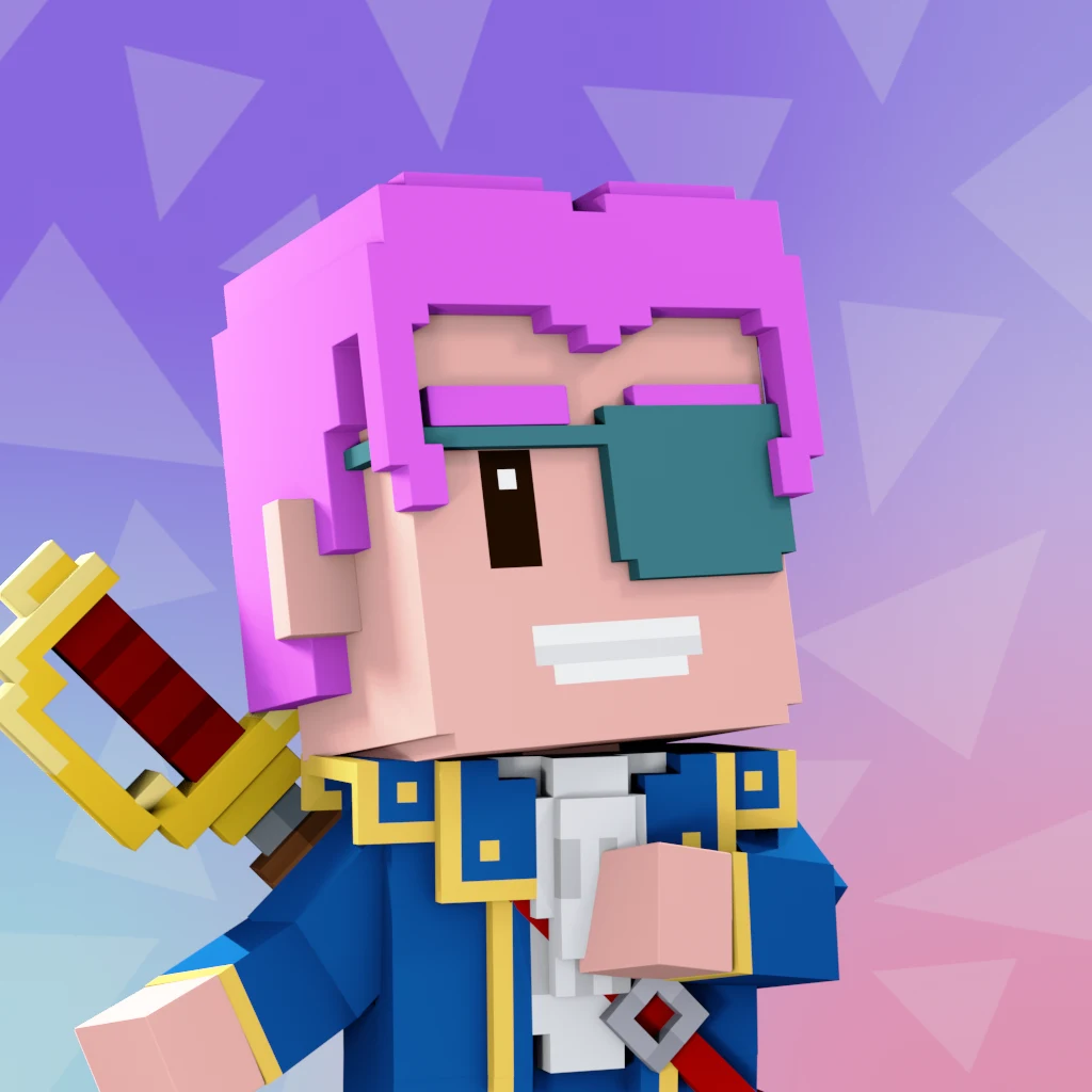 Pirate #1286 voxel render
