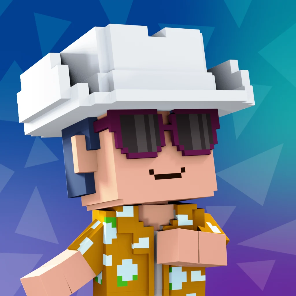 Pirate #1287 voxel render