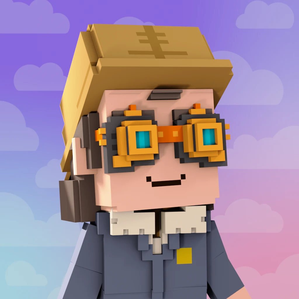 Pirate #129 voxel render