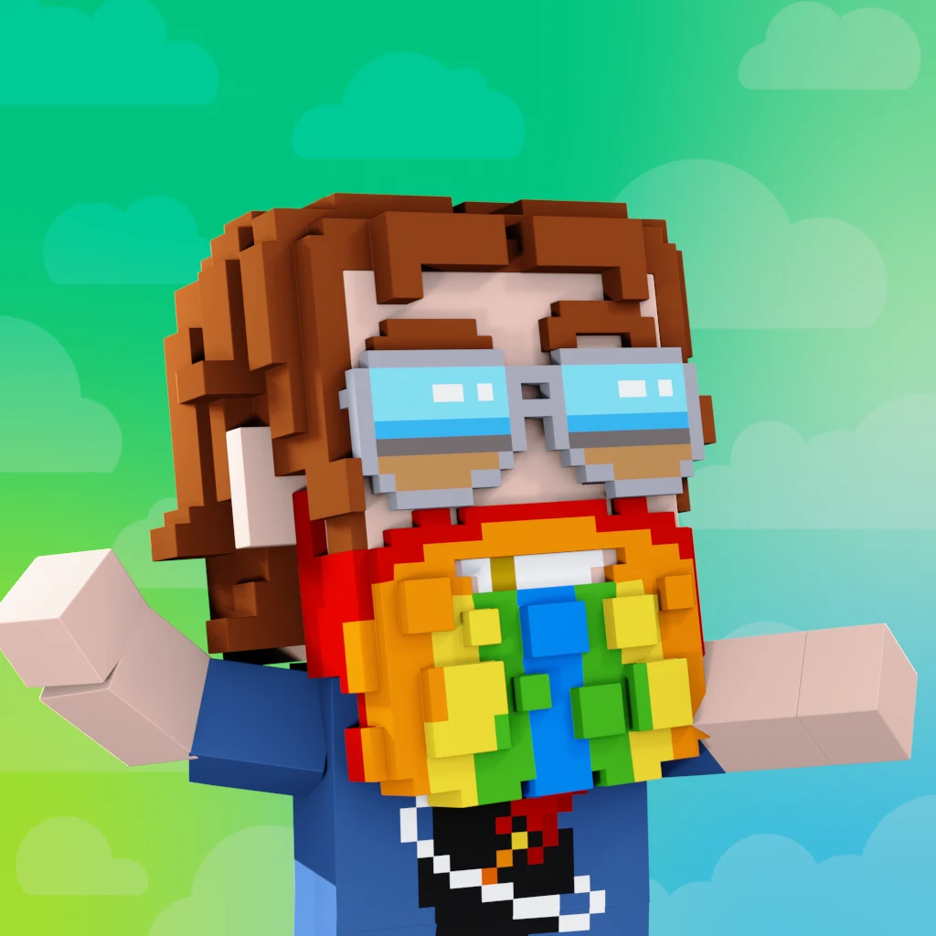 Pirate #1299 voxel render
