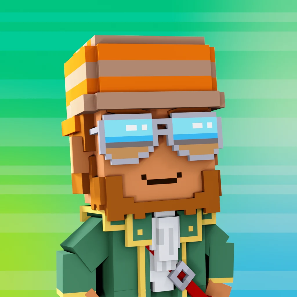Pirate #1301 voxel render