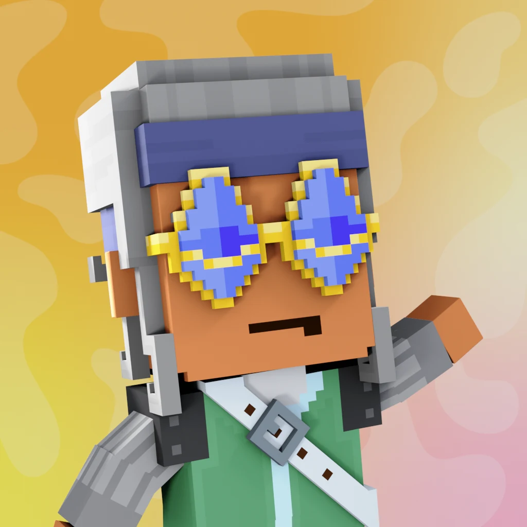 Pirate #1302 voxel render