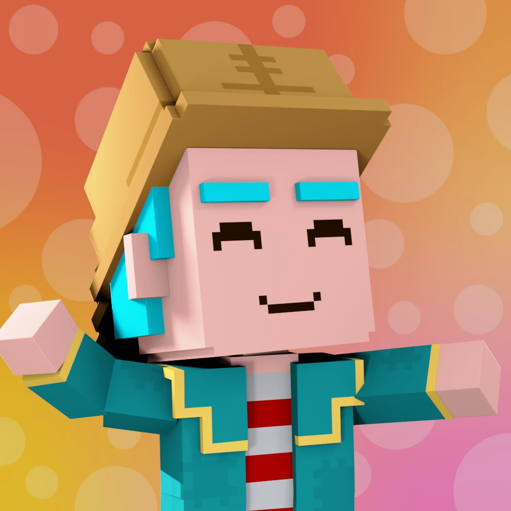 Pirate #1303 voxel render