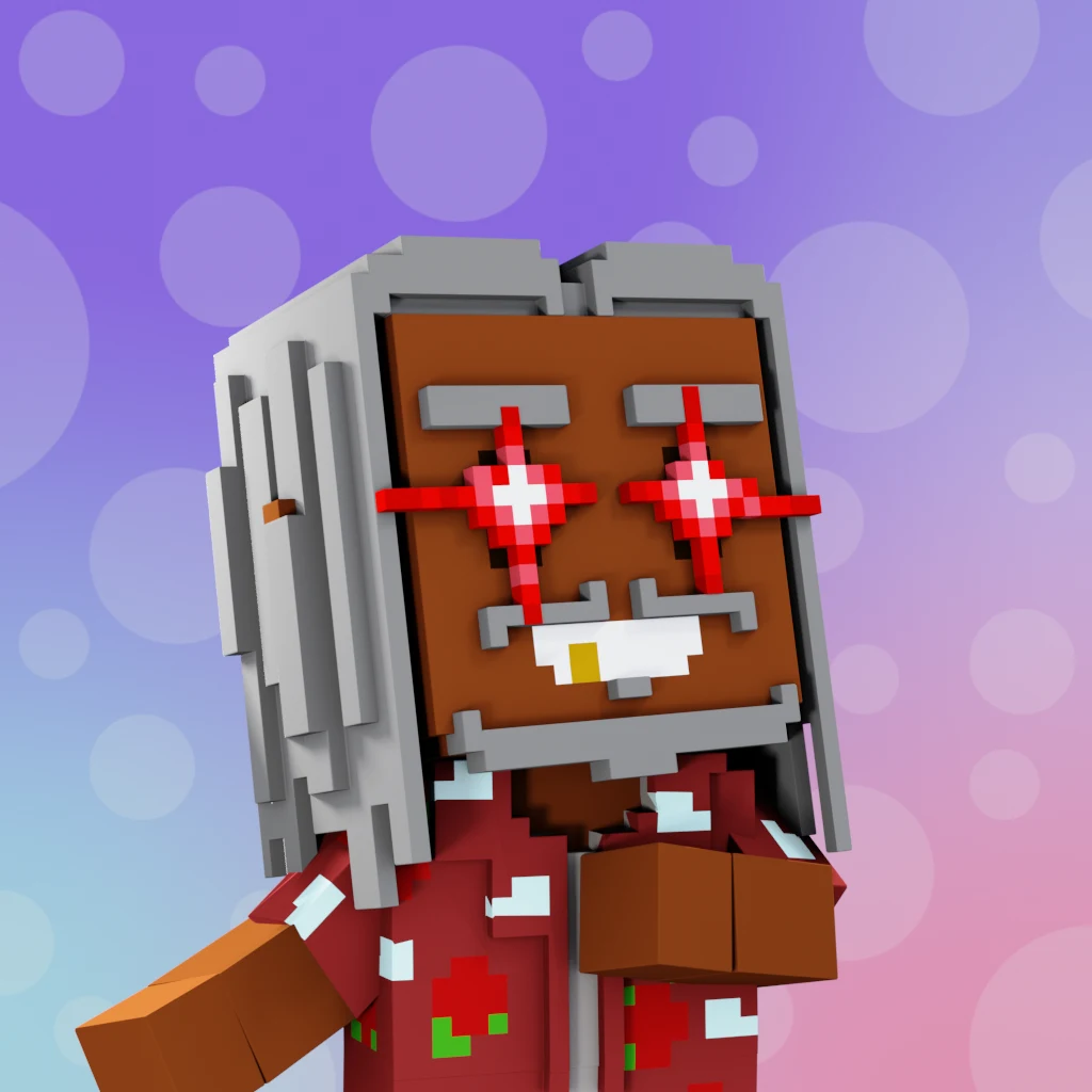 Pirate #1309 voxel render