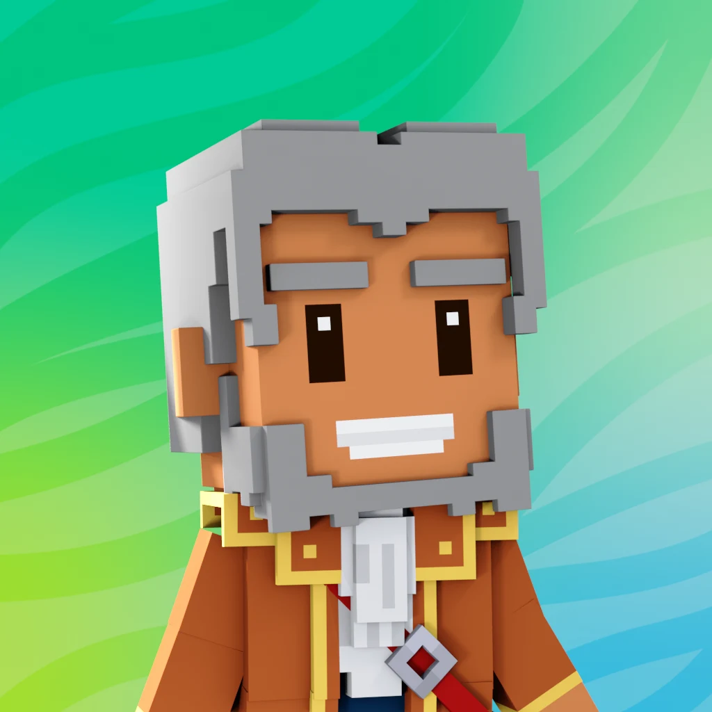 Pirate #1310 voxel render