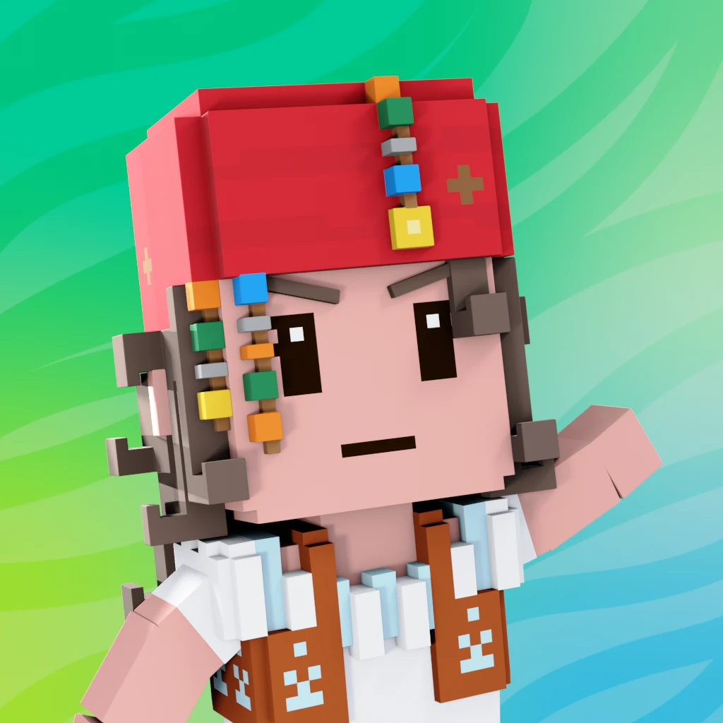 Pirate #1312 voxel render