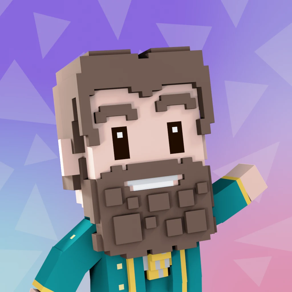 Pirate #1313 voxel render