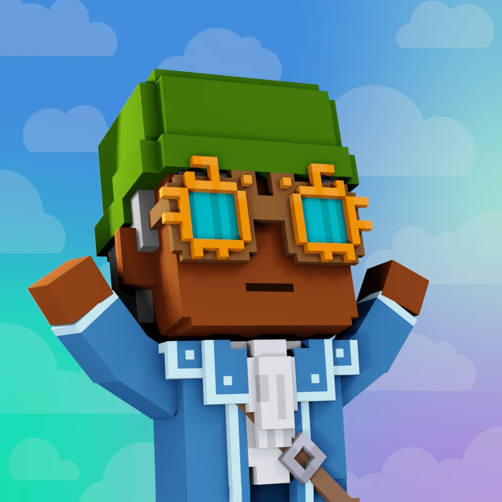 Pirate #1316 voxel render